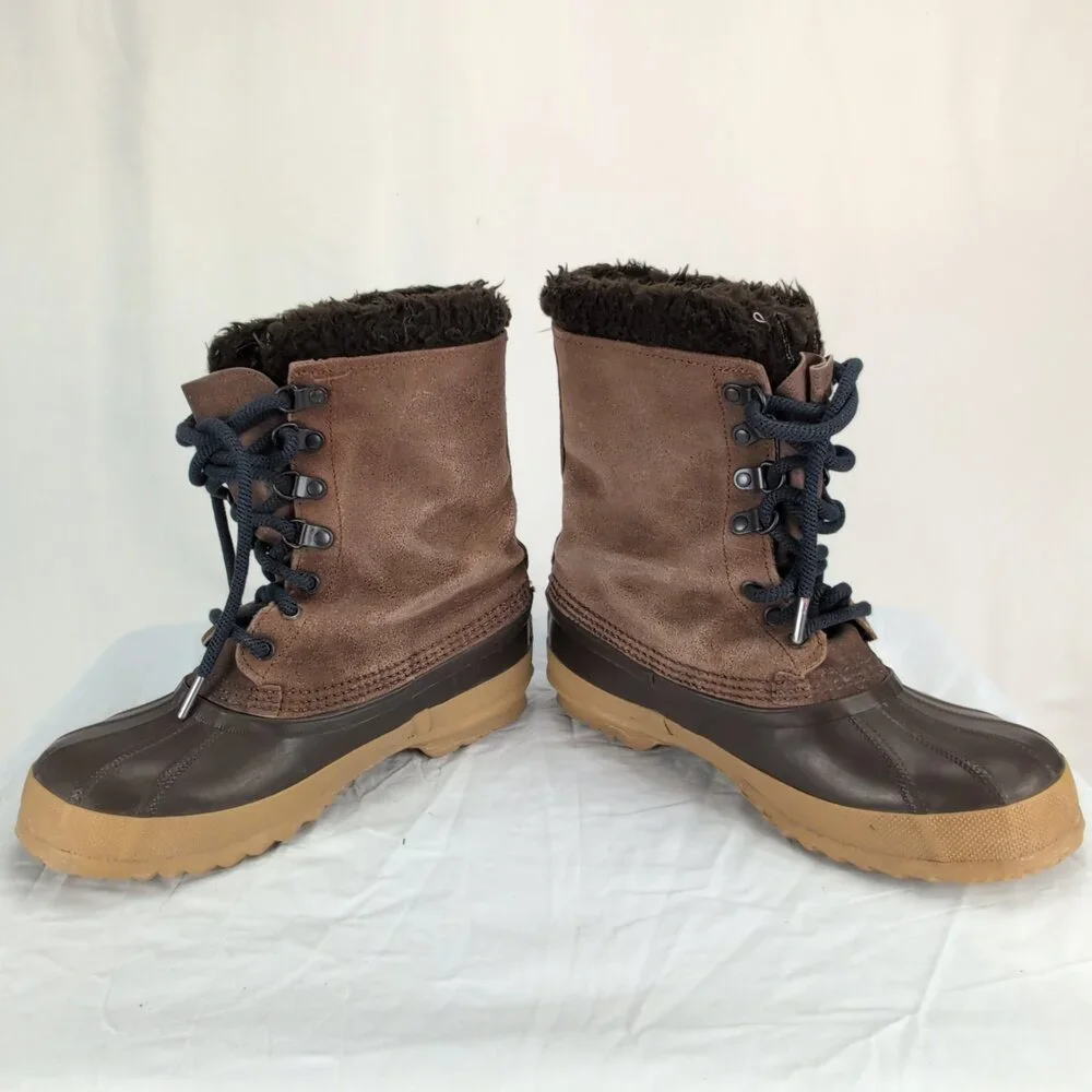 Eddie‎ Bauer Women's Duck Lace-Up Winter Boots Size 8